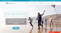 Desktop Screenshot of honorlife.com